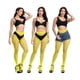 thumbnail image 5 of Qarigey 1 par de pantimedias con tirantes, calcetines, diseño de agujeros, medias de red atractivas y llamativas, absorción de sudor, Amarillo fluorescente Libro en rústica de red pequeña 5Conjunto, 5 of 6