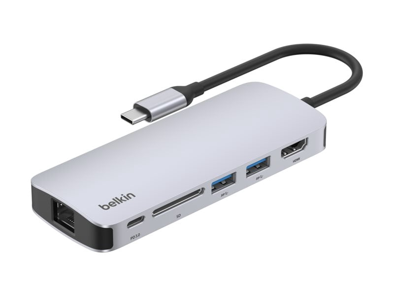 Belkin USB-C 6-in-1 Laptop Docking Station with 4K HDMI