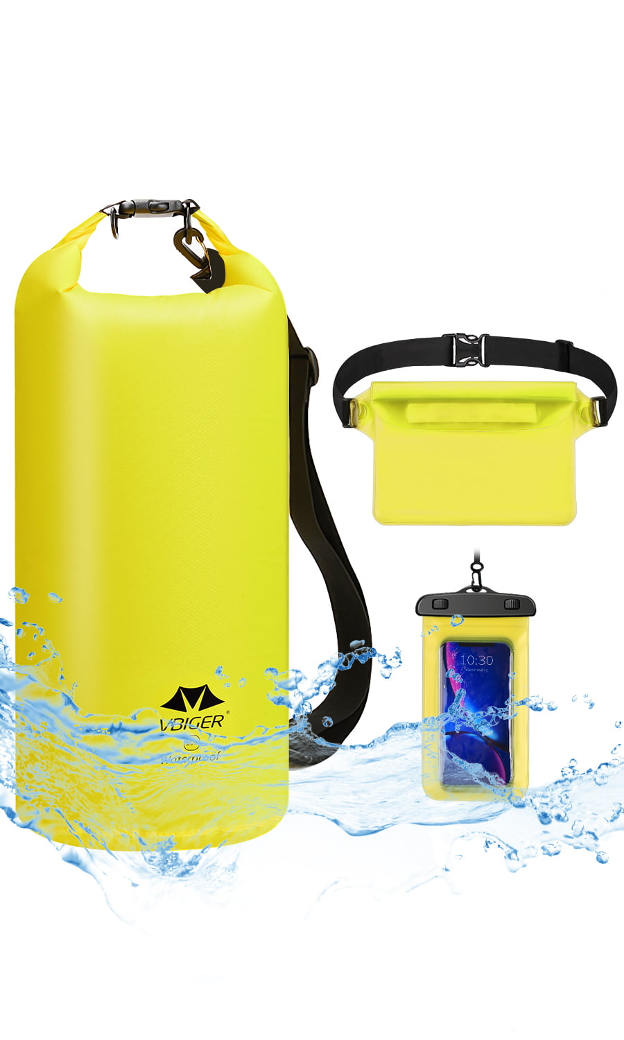 RockBros Waterproof Dry Bag Sack Floating Boating Kayaking Camping Ocean Pack 