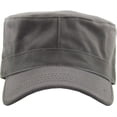thumbnail image 2 of Cadet Army Military Fitted Botton Cap Basic Everyday Castro Radar Hat, 2 of 6