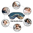 thumbnail image 7 of Cauagu Sunshine Underwater Sand Turtle Print Sleep Eye Mask, Blindfold Eye Sleep Shade Cover with Elastic Strap/Headband Eye Cover Eyeshade for Night Sleeping/Travel Nap, 7 of 7