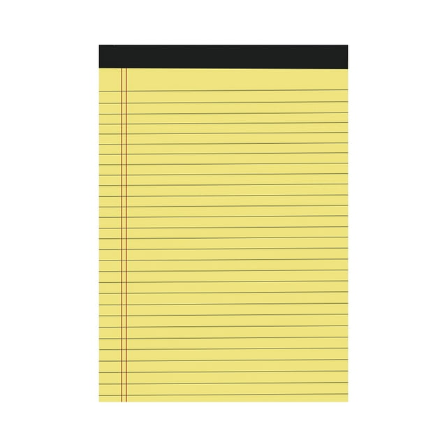 Maplenight Premium Bloc-Notes A4 Détachable 50 Pages - Écriture Fluide, Papier de Haute Qualité, Portable & Jaune Coloré