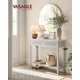 thumbnail image 2 of VASAGLE Mesa de Consola para Recibidor, Mesa de Sofá Delgada para Salón, Mesa de Entrada con 2 Cajones, Estante Abierto, Esquinas Redondeadas, Estilo Boho, Beige Roble LNT016Y57, 2 of 5