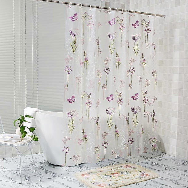 Printed bathroom curtain 180*180CM Fashion simple peva Eco-friendly shower curtains