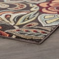 thumbnail image 5 of Deco Transitional 9' x 12.6' Brown and Red Polypropylene Indoor Area Rug, 5 of 9