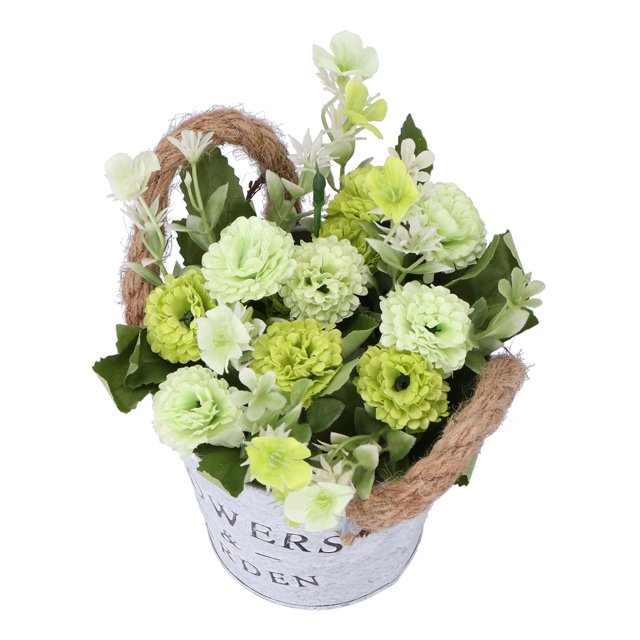 Adornos de Arreglos Florales ANGGREK Hortensias Artificiales Duraderas 18x7.5 cm
