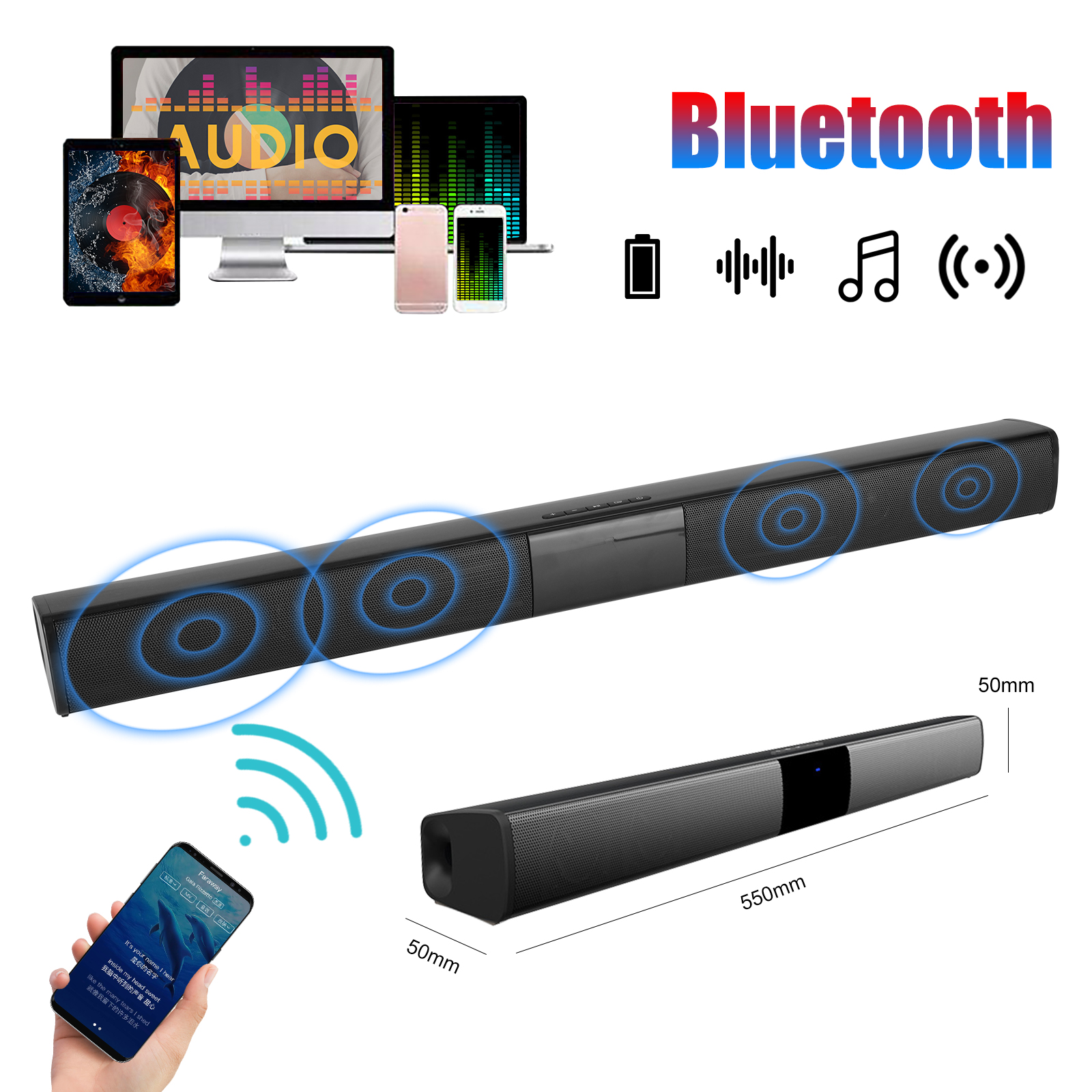 bluetooth speaker for tv walmart