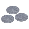 thumbnail image 1 of Unique Bargains 7.1' Diameter Adhesive Non-Slip Backed Felt, 3 Pcs 5mm Thickness, Gray, 1 of 6