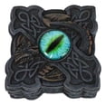 thumbnail image 5 of Celtic Knotwork Cross Eye Of The Dragon Gothic Decorative Trinket Box Figurine, 5 of 10