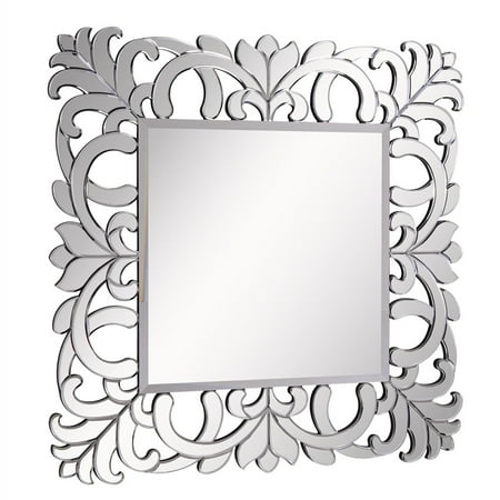 Elegant Lighting Modern 46 Square Decorative Mirror Walmart Com