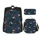 thumbnail image 1 of Disketp Christmas Dachshund Mochila Estampada de Gran Capacidad con Lonchera y Estuche, Set de 3 Piezas para Estudiantes, 1 of 7