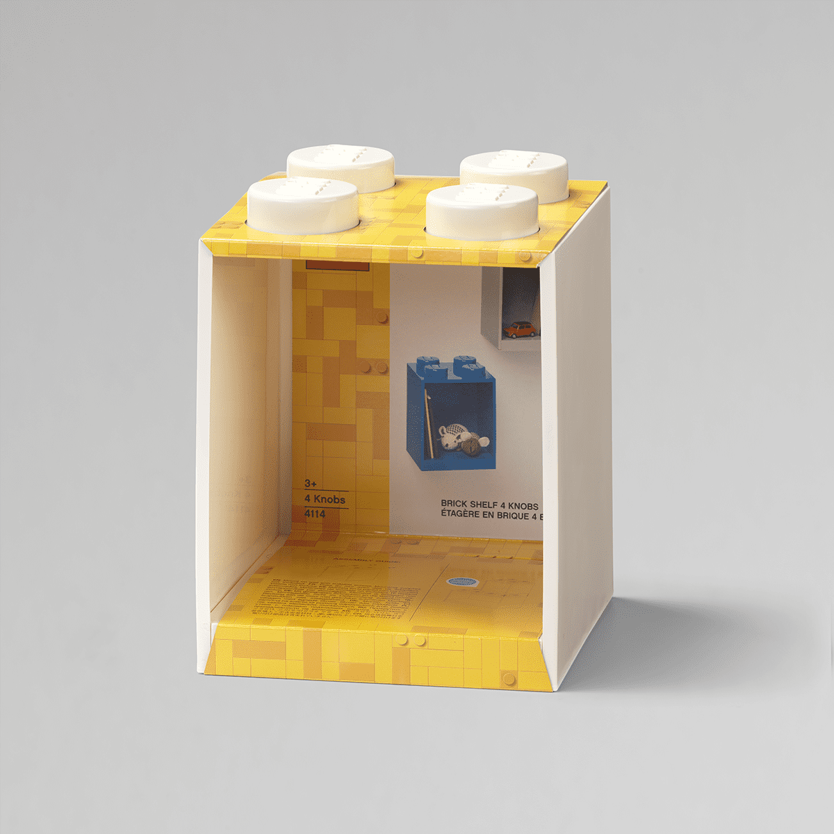 LEGO Storage Products: 41141735 4-Stud Brick Shelf White