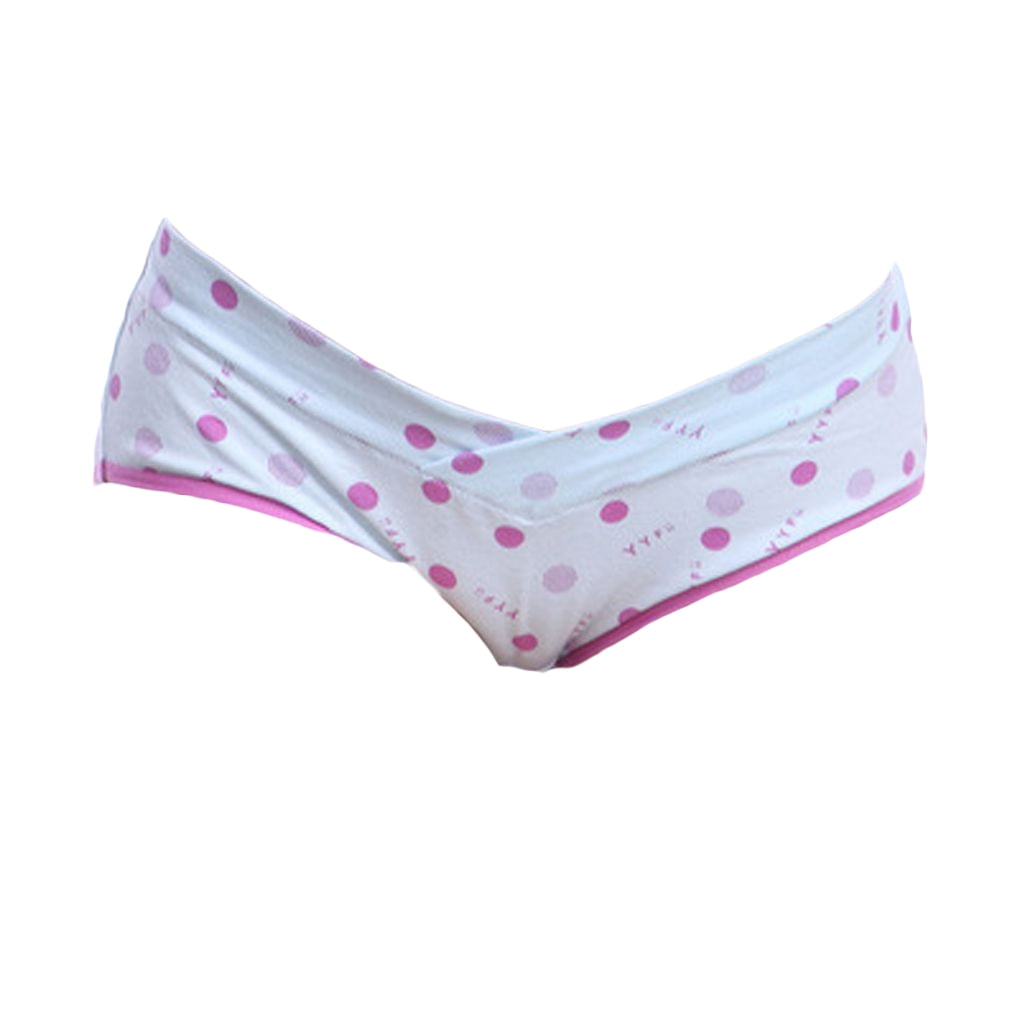 3pcs Cotton UShaped Low Waist Maternity Underwear Pregnant Women