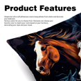 thumbnail image 2 of Horse Pillow Covers Inserts - Set of 2 Chair Pillow Covers, Decorative Pillows - Available in 16x16, 18x18, and 20x20 Inches with Unique Patterns for Any Occasion, 2 of 6