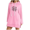thumbnail image 2 of FDGIU Women's Trendy Oversized Hoodie 2025 - Fleece Pullover with Pocket, Winter Fall Fashion Sweatshirt for Cozy Loungewear & Plus Size Outfits, 2 of 4