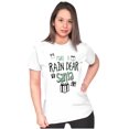 thumbnail image 4 of Christmas Make It Rain Dear Santa Womens Slim Fit Graphic Tee Brisco Brands S, 4 of 5
