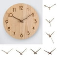 thumbnail image 2 of Walnut Wood Wall Clock Pointer Wall Clock Accessories 10 Inch 12/14 Inch Diy Creative Clock Clock Hour Hand Parts, 2 of 11
