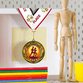 thumbnail image 2 of All Quality Wreath Design Running Medal | Competition | High Quality Metal Medal - 1st, 2nd, 3rd Place - 30 Piece Set (10 Pack), 2 of 6