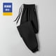 thumbnail image 3 of Pantalones de chándal de forro polar para hombre, pantalones de algodón con cordón suave, pantalones de correr sueltos, moda de invierno, nuevo, 3 of 5
