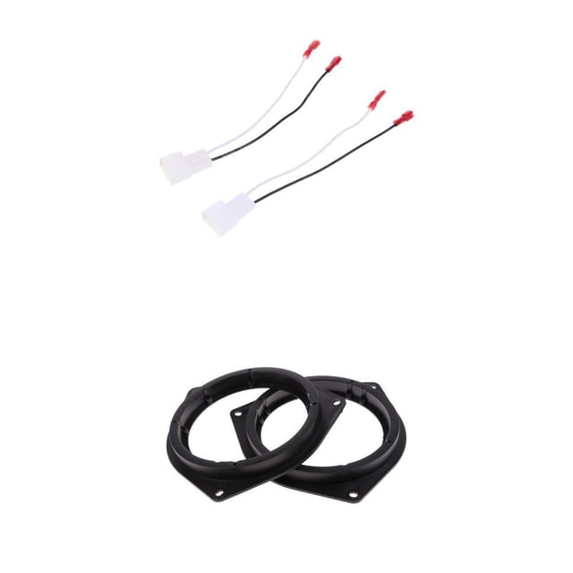 Arnés de Estéreo para Coche 2PCS + Adaptador de de Bocina 2PCS Apto Sunnimix Instalación estéreo