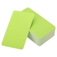 thumbnail image 1 of Unique Bargains 3.5' x 2' Blank Paper Business Cards, 90 Pack Small Index Flash Cards Words Message Note Card, Green, 1 of 7