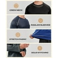 thumbnail image 3 of Long Sleeve Shirts for Men - Quick Dry Moisture Wicking UV Sun Protection T-Shirts for Fishing Workout Swim, 3 of 5