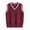 L101-Wine, variant on CAUYDY Boys Sweater Vest V Neck Sweater Vest Cable Knit Cotton Sweaters Toddler School Uniform for Girls(L101-Black,11-13 Y)