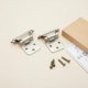 thumbnail image 2 of predolo Bisagra de Resorte Estilo Americano Robusto y Duradero Bisagra de Resorte de Cierre Automático Fácil Instalación para Carpinteros, Autocaravana, Baño, 2 of 9