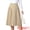 Khaki, variant on DARING DIVA Women's Pleated Midi Flowy A-Line Work Skirts X-Small Khaki