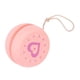 thumbnail image 5 of Juguete de bola de yoyó de madera con bonito patrón de dibujos animados, juguete educativo temprano para niños (corazón rosa), 5 of 15