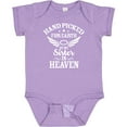 thumbnail image 3 of Inktastic Handpicked for Earth by My Sister in Heaven with Angel Wings Boys or Girls Baby Bodysuit, 3 of 5