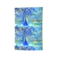 thumbnail image 6 of Wukai Peacock Print Garden Flag 12.5x18 Inch Double Sided Sun-resistant Rain-resistant, Wrinkle-resistant Colorfast(Only Flag), 6 of 7