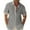 Gray, variant on Yiaimeir Summer Luxury Short Sleeve Beach Shirt Tops Mens Designer Clothes,Size M-4XL