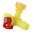 thumbnail image 3 of Poultry Nipple Waterer Hanging Cup Automatic Chicken Drinking Cup Machine 10 Set Chicken Drinking Cups Automatic Poultry Nipple Waterer Hanging Cup Farm AccessoriesThree Way Steel, 3 of 8