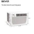 thumbnail image 4 of Bevoi BEV12WiNMiD 12,000 BTU EasyCool Window Air Conditioner with Remote 115V 15A in White, 4 of 6