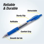 Pilot G2 Retractable Gel Pens, Bold Point, Blue, 2 Count