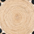 thumbnail image 5 of SAFAVIEH Natural Fiber Annandale Geometric Area Rug, Beige/Black, 5' x 5' Round, 5 of 6
