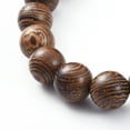 thumbnail image 4 of 50pcs Unisex Wood Beads Stretch Bracelets with & Beads Non- Hematite Beads 2-1/4 inch(5.6cm), 4 of 5