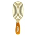 thumbnail image 2 of NuWay Patented Curved and Vented Hair Dryer Safe Detangling C Brush-Orange, 2 of 3
