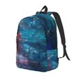 thumbnail image 1 of Disketp Abstract Colorful Art Supplies print Canvas Backpack Lightweight Travel Daypack Student Rucksack Laptop Backpack-Medium, 1 of 5