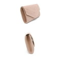 thumbnail image 4 of Prom Womens Evening Bag Velvet Clutch Purse Wedding Handbag for Wedding Party,Red, 4 of 5