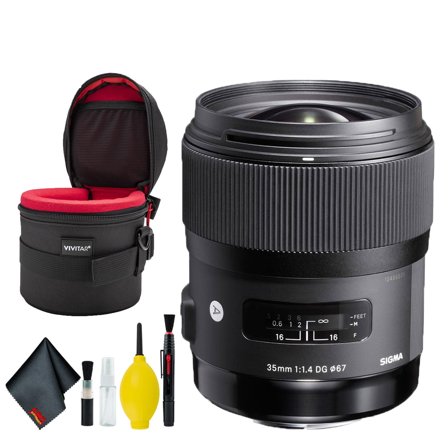 Sigma 35mm f/1.4 DG HSM Art Lens for Canon EF (US Model) Deluxe