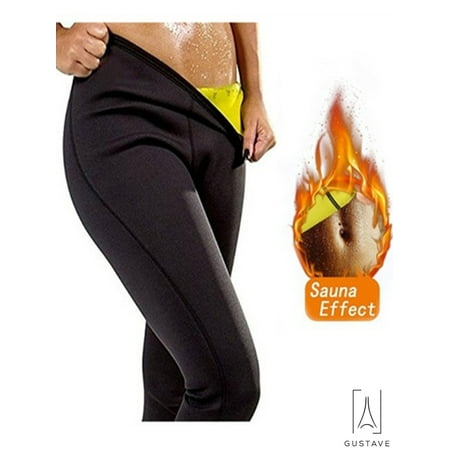 

Gustavedesign Womens High Waisted Pants Firm Control Panties Thermo Thigh Slimming Sauna Shaping Shapewear Size XXL