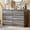 Gray, variant on CHITOOMA White Dressers for Bedroom 6 Drawer, 47.2" Adult Wooden Dresser, Double Storage Cabine Chest of Drawers for Living Room, Hallway