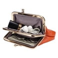 thumbnail image 5 of Royal Bagger Genuine Cow Leather Coin Purse: Retro, Compact & Versatile Dual Layer Storage for Women with Kiss Lock Design, 5 of 9