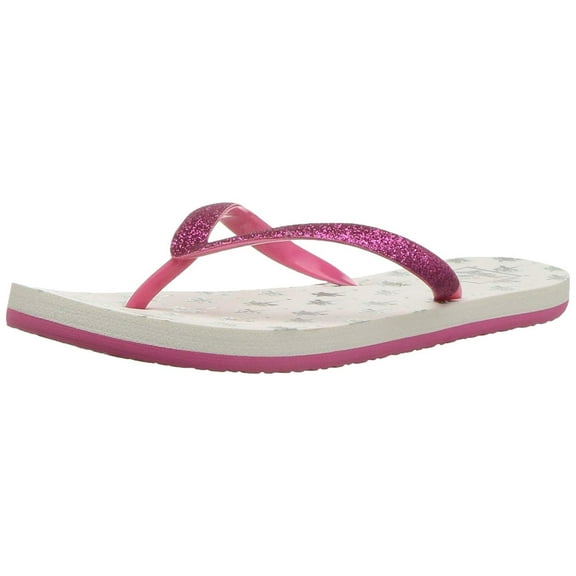 Reef Girls Little Stargazer Prints (Big Kid) Slip, Palm Trees, Size Big Kid 5.0