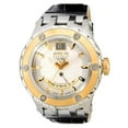 thumbnail image 1 of Invicta Men's 10095 Reserve Specialty Subaqua TT Gold Plated Silver Dial Retrograde Leather Strap Watch, 1 of 3