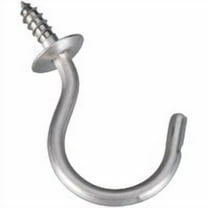 National Hardware N348-458 Cup Hook, Stainless Steel, Stainless Steel