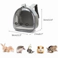 thumbnail image 6 of Bird Backpack Bird Carrier Travel Bag for Birds ParrotS Small Pet Acrylic Bubble Portable Bird Cage Outdoor Travel Hiking, 6 of 10