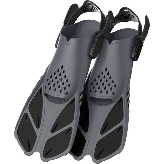 Diving fins with adjustable straps, swimming fins, diving flippers, mermaid professional adult fins